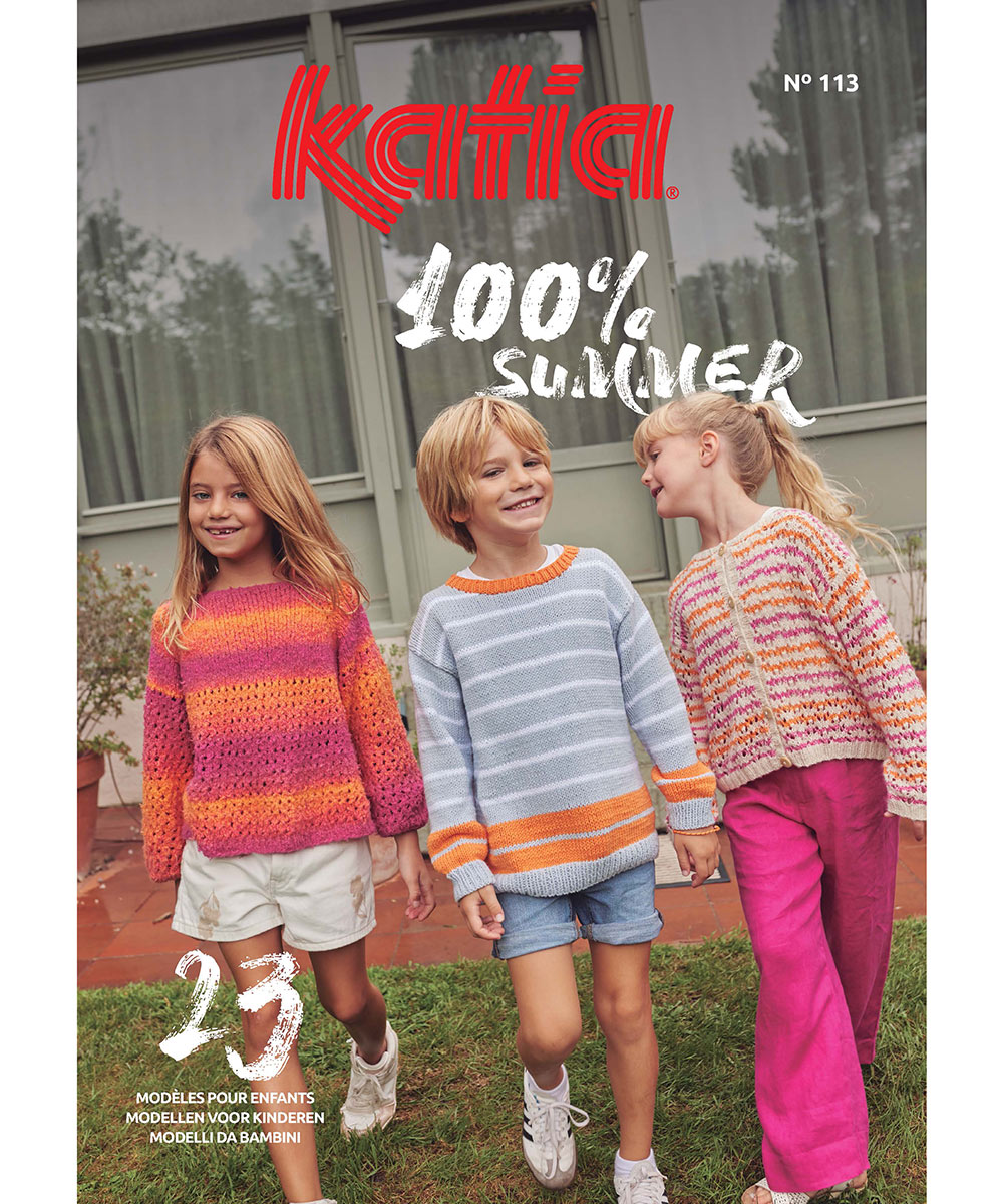 Image de KATIA 100% Summer #113 : 23 Modèles pour enfant Printemps / Été