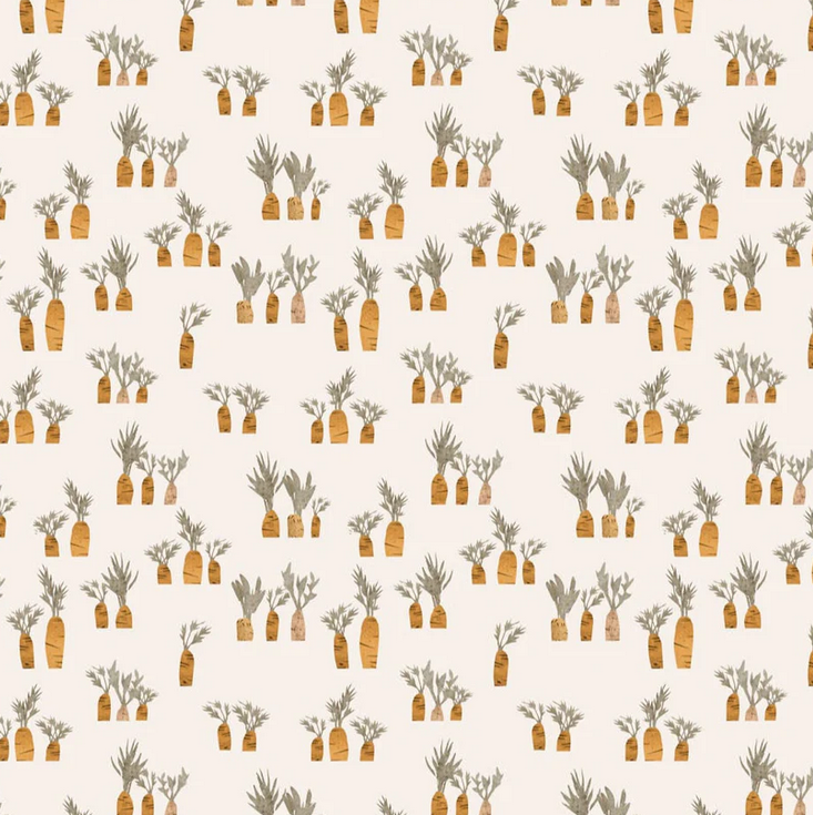Image de Brise de Fleurs - Carottes / Coton 1/2 m