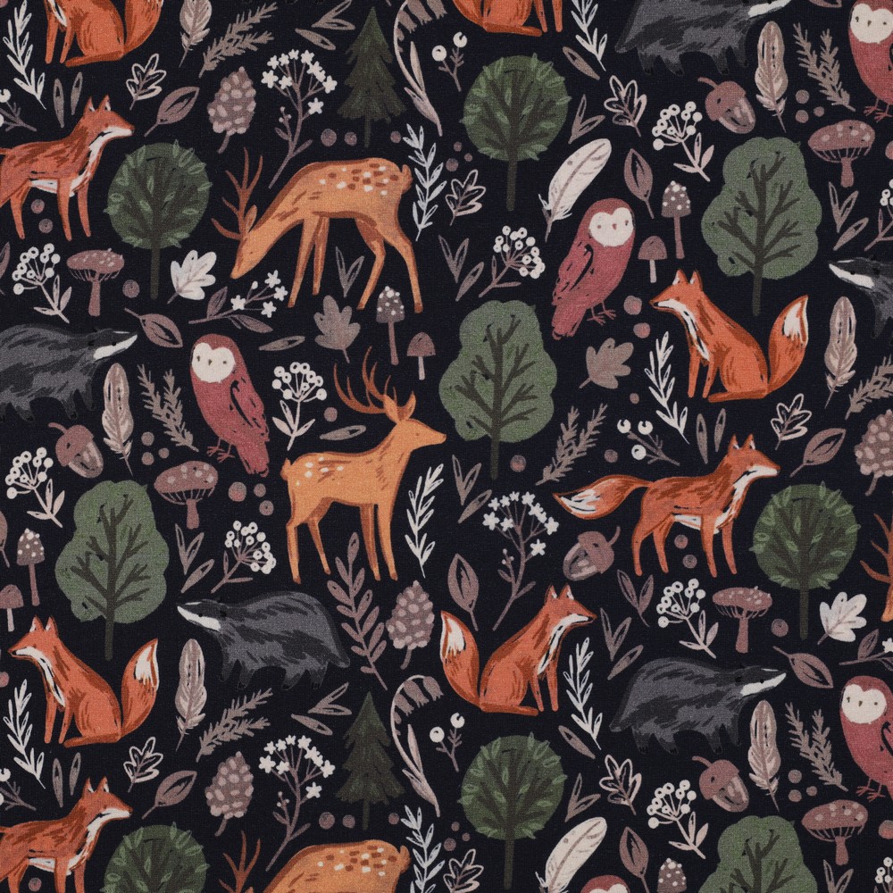 Image de Forêt sombre - Ouaté 1/2 m