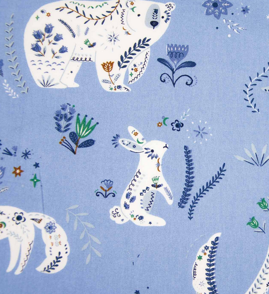 Image de Coton Popeline - Patinage sur glace 1/2 m