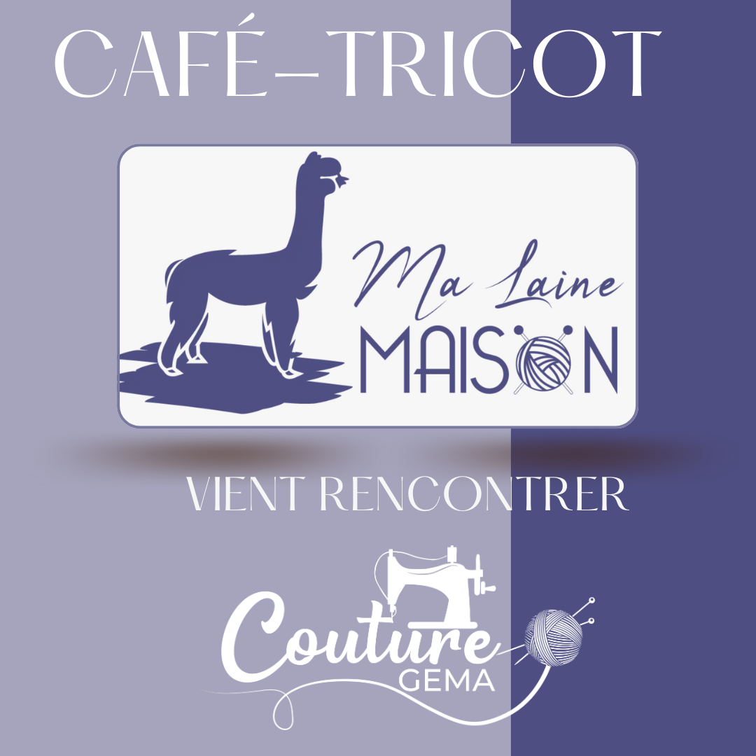 Image de Café-Tricot 26 octobre 2025 de 13:00-16:00 : Artiste Invité Ma Laine Maison