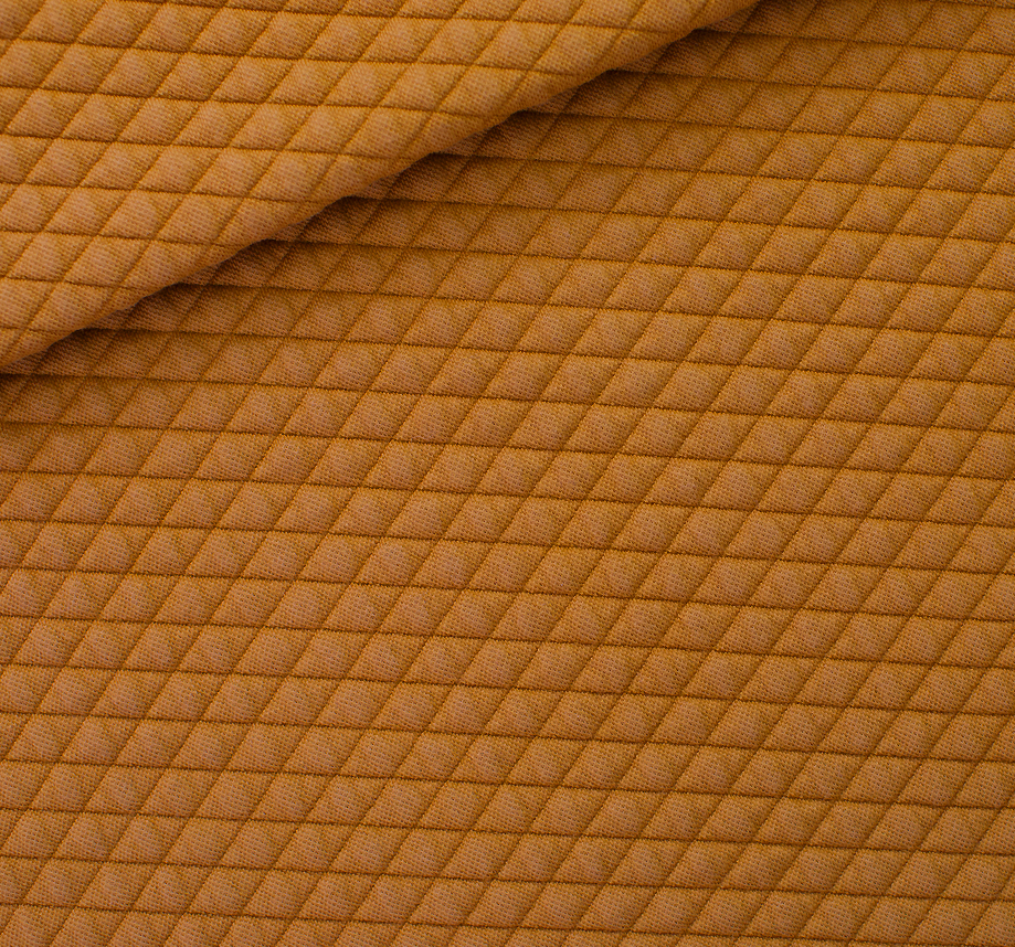 Image de Brun Nerprun - Tricot Piqu&eacute; Matelass&eacute; SYAS 1/2 m