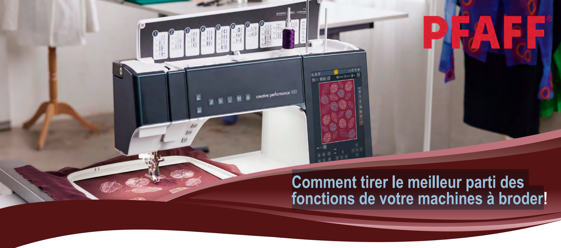 Image de (0,00$) - Évenement Pfaff : Comment tirer le meilleur parti des  fonctions de votre machines à broder : 23 novembre 2025