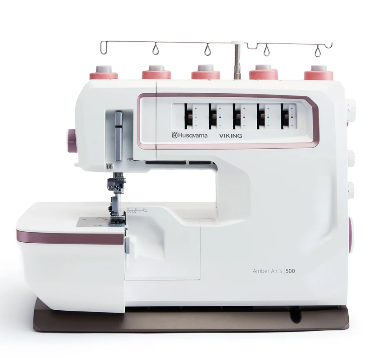 Image de Husqvarna Viking Surjeteuse et Recouvreuse à jet d'air 5/4/3/2 fils - Amber Air S500