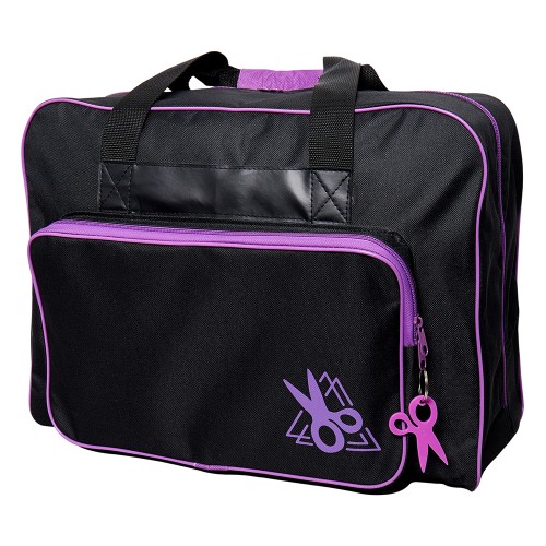 Image de SEW EASY Sac Fourre-tout pour machine &agrave; coudre - Noir & Violet