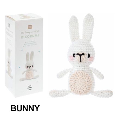 Image de Rico Yarns - Ricorumi Ensemble de Mini Crochet Lapin