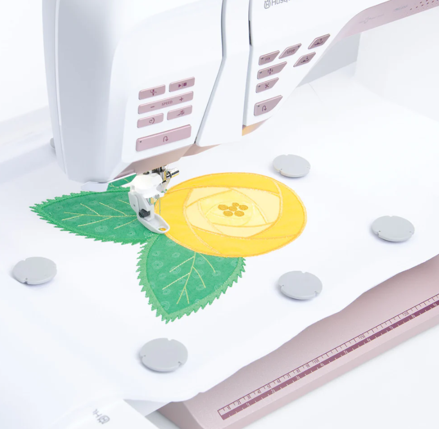 Image de Husqvarna Viking - Cadre/Cerceau de Broderie Quilters Metal  200mm x 200mm