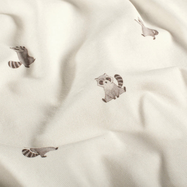 Image de Jersey imprim&eacute; - Adorable raton-laveur 1/2 m