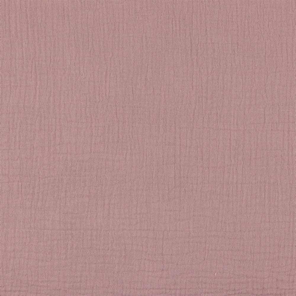 Image de Mousseline de Coton - Vieux rose 1/2 m