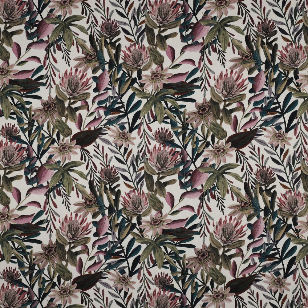 Image de Fleurs de tr&egrave;fle - Gabardine de Coton 1/2 m