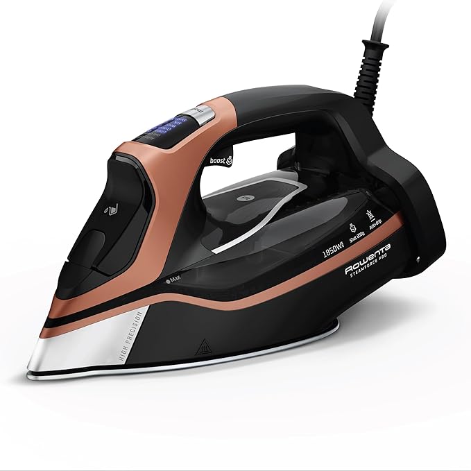 Image de Rowenta Iron Steam Force Pro DW9580U1 - Fer &agrave; vapeur pour v&ecirc;tements 1850 Watts