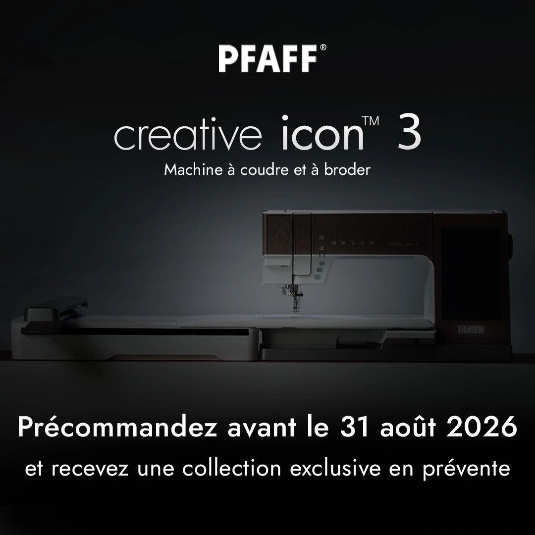 Image de (0,00$) - &Eacute;venement Pfaff : Lancement de la PFAFF Icon 3 en pr&eacute;-vente le 27 ao&ucirc;t 2027