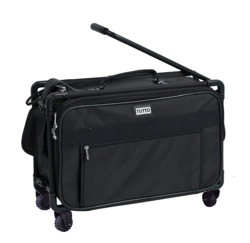 Image de Tutto Valise pour machine &agrave; coudre rigide sur roues (Grande) - Noir
