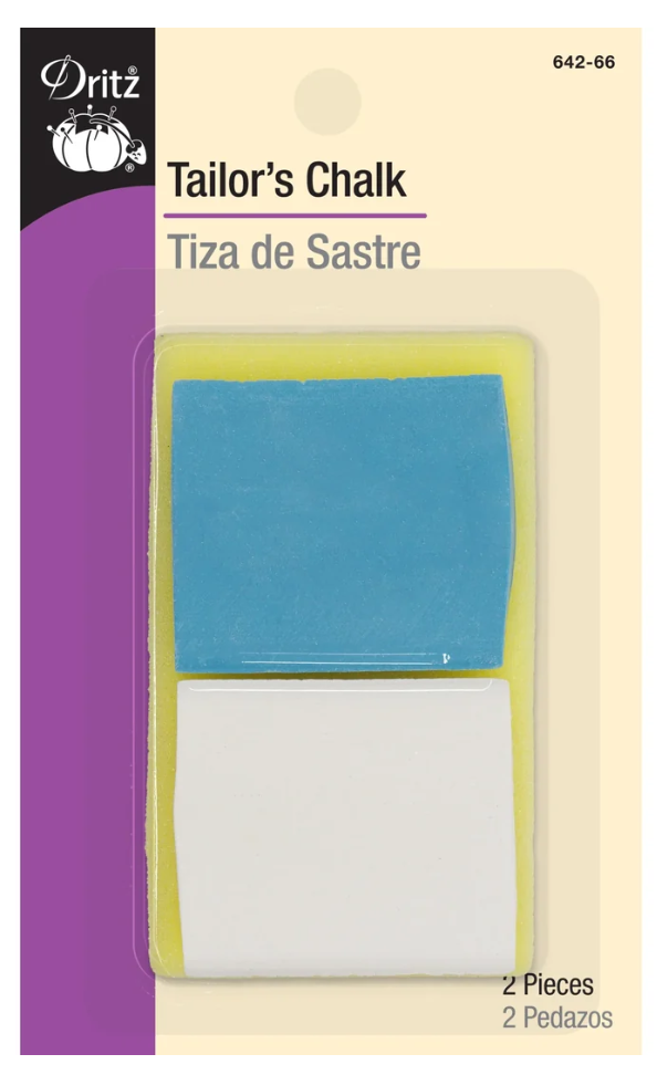 Image de Dritz Craie de Tailleur - Blanc et Bleu