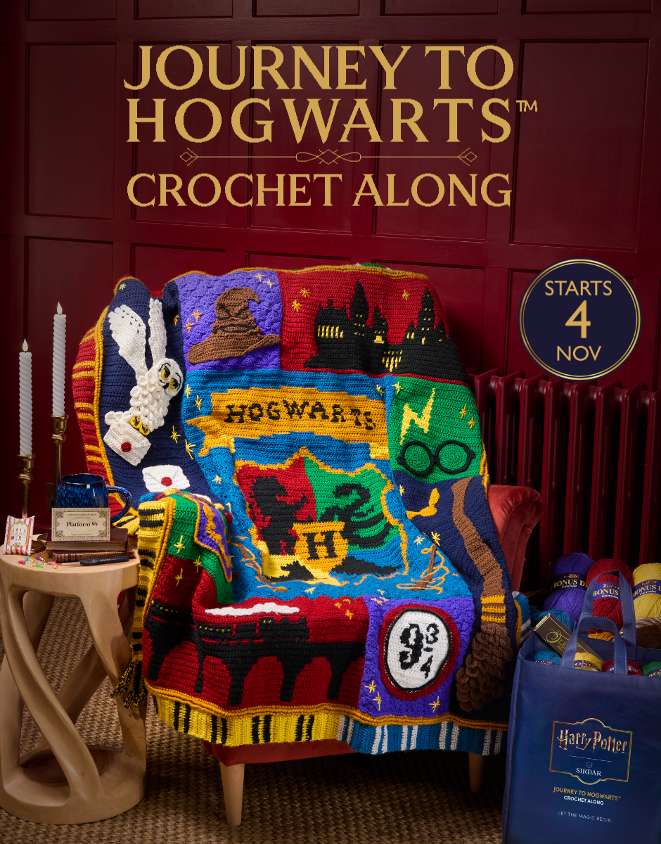 Image de Harry Potter Journey to Hogwarts - Ensemble Cal de Crochet par SIRDAR
