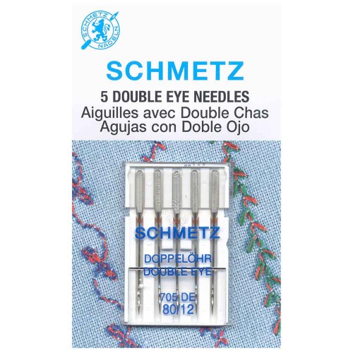 Image de SCHMETZ Aiguilles &agrave; double chas