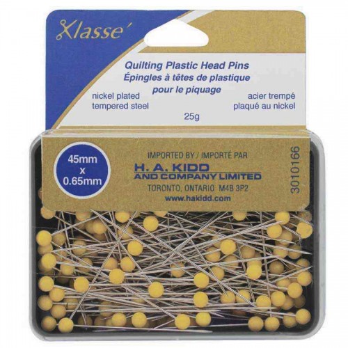 Image de KLASSE Épingles à tête de plastique pour courtepointe