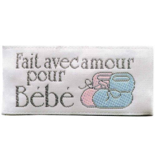 Image de UNIQUE Étiquette Pour Bébé - blanc